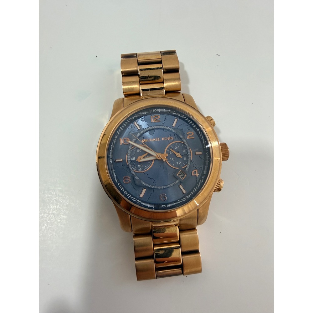 Michael Kors Watch Men OS Rose Gold MK-8358 Hunger Stop Limited Edition